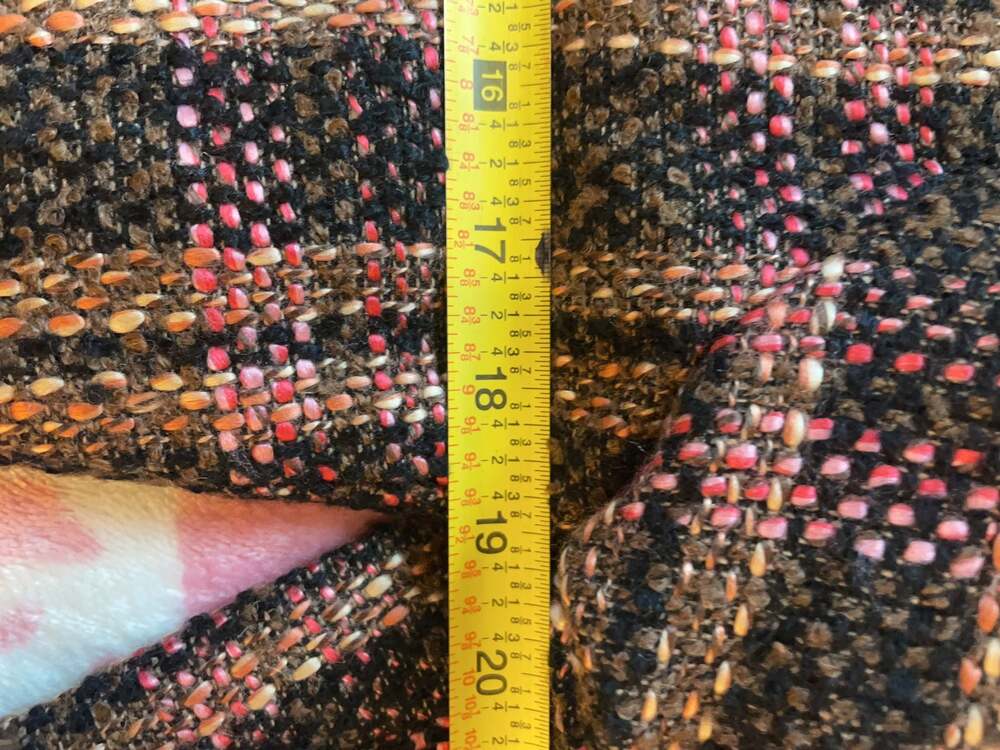 Fundamental Things Tweed Plaid Blazer Jacket Size 14 - Picture 11 of 12